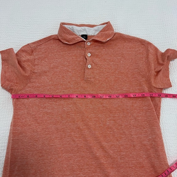 Hugo Boss Marled Orange Slim Fit Polo Shirt - Picture 6 of 8
